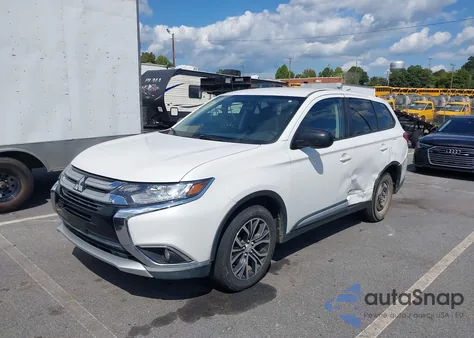 2016 Mitsubishi Outlander Es z USA, uszkodzony, nr VIN JA4AD2A33GZ000202